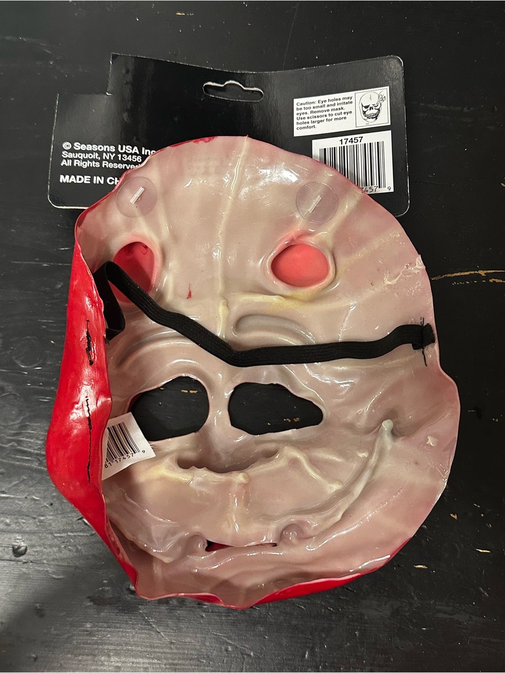 Red Devil Child Mask - Picture 3 of 6